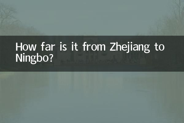 ঝেজিয়াং থেকে নিংবো কত দূরে?