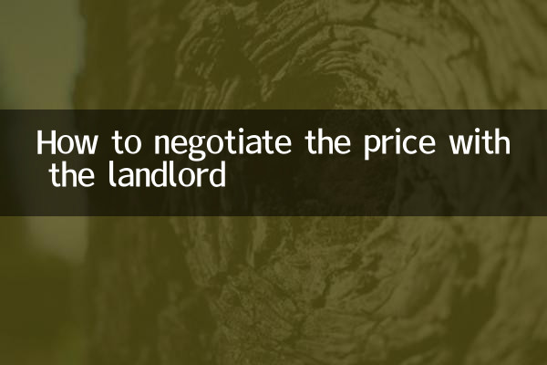 Cómo negociar el precio con el arrendador