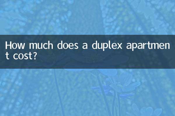 Quanto costa un appartamento duplex?