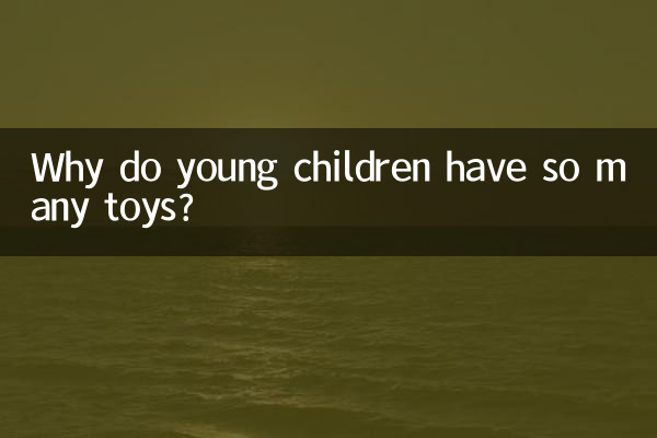 छोटे बच्चों के पास इतने सारे खिलौने क्यों होते हैं?