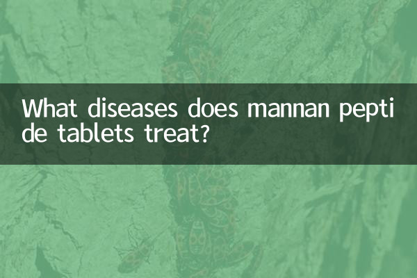What diseases does mannan peptide tablets treat?