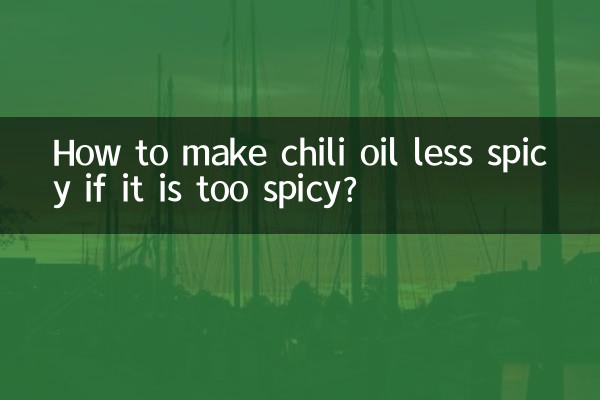 چگونه روغن چیلی را در صورتی که خیلی تند است کمتر تند کنیم؟