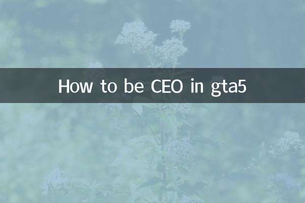 How to be CEO in gta5