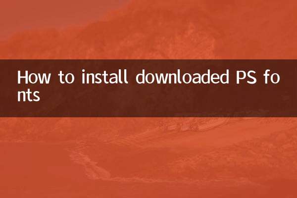 Come installare i font PS scaricati