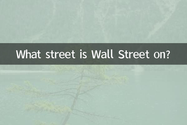 Auf welcher Straße liegt die Wall Street?