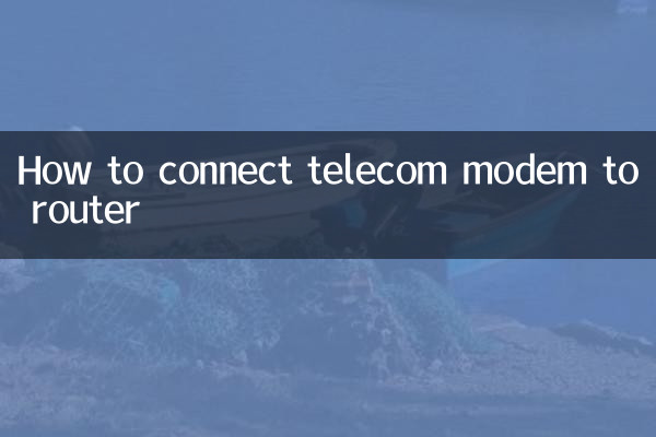 How to connect telecom modem to router