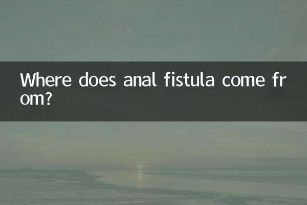 항문 누공은 어디에서 오는가?