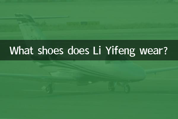 リー・イーフェンはどんな靴を履いていますか?