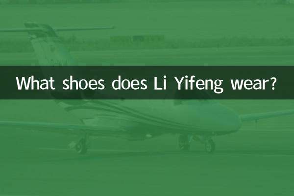 リー・イーフェンはどんな靴を履いていますか?