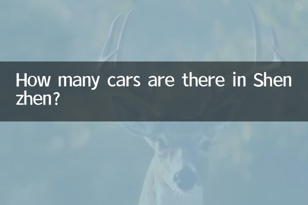 كم عدد السيارات الموجودة في شنتشن؟