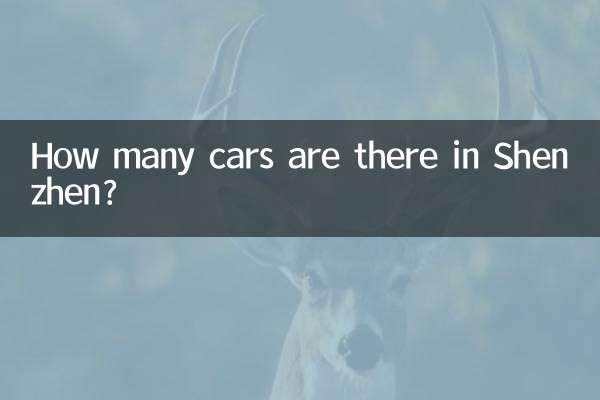 كم عدد السيارات الموجودة في شنتشن؟