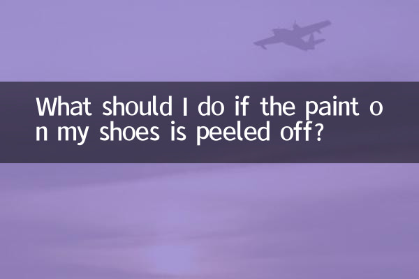 O que devo fazer se a tinta dos meus sapatos descascar?