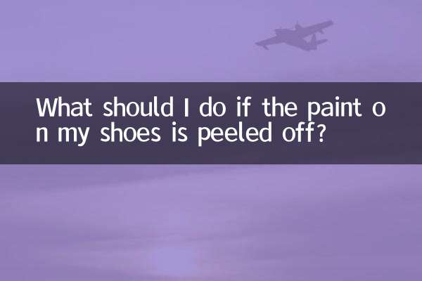 O que devo fazer se a tinta dos meus sapatos descascar?
