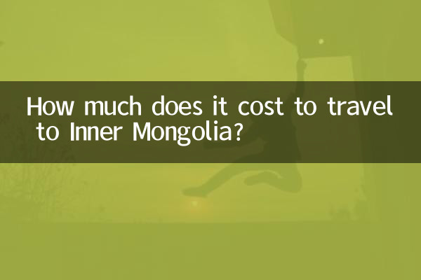 How much does it cost to travel to Inner Mongolia?