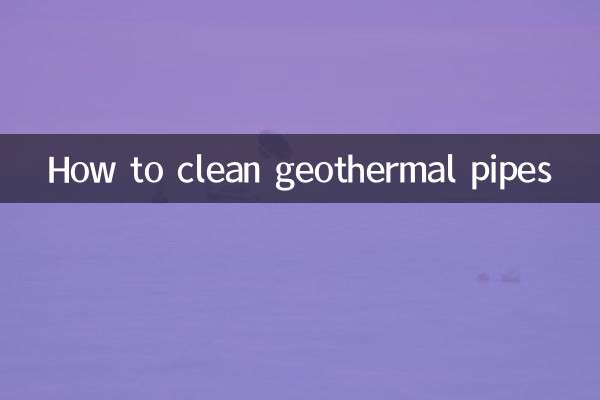 So reinigen Sie Erdwärmerohre