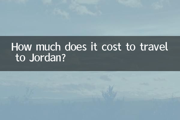 How much does it cost to travel to Jordan?