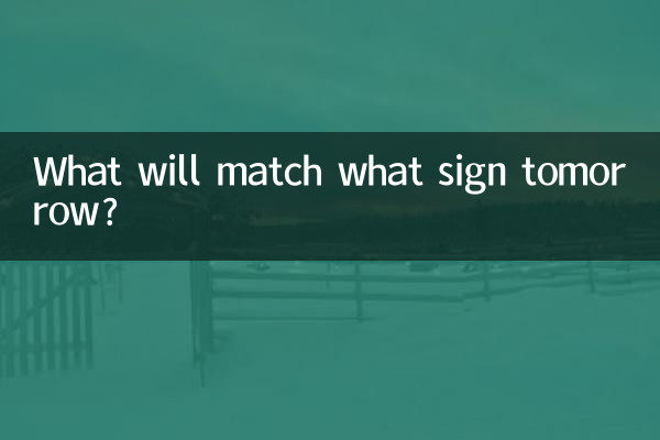 Что будет соответствовать какому знаку завтра?
