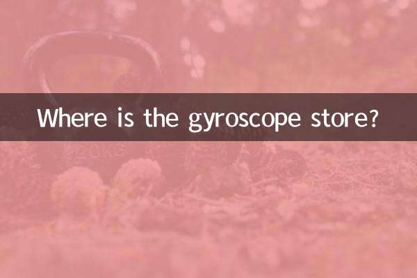 Where is the gyroscope store?