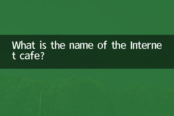 网吧叫什么名字好