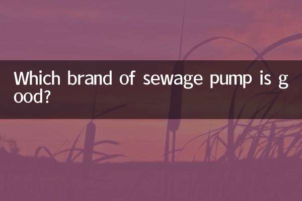 Qual marca de bomba de esgoto é boa?