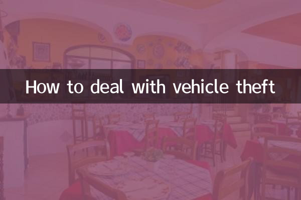 Come affrontare il furto del veicolo