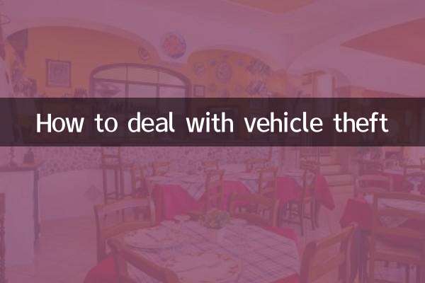 Come affrontare il furto del veicolo