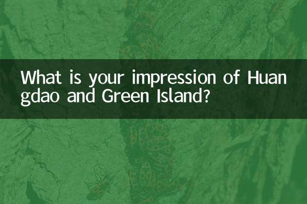 Quelle est votre impression de Huangdao et de l’Île Verte ?