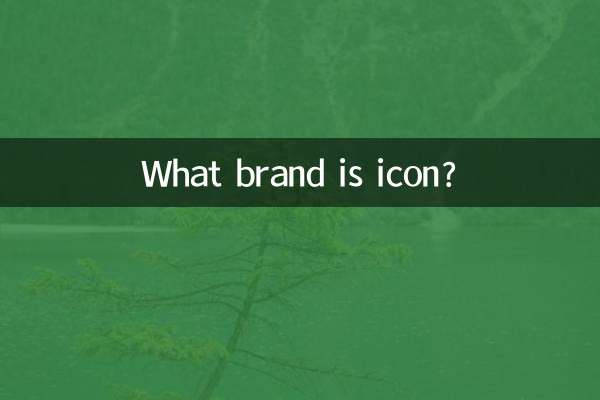 아이콘은 어떤 브랜드인가요?