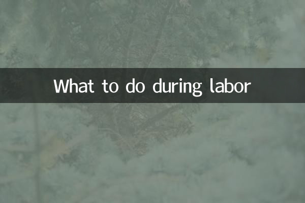 出産中にすべきこと
