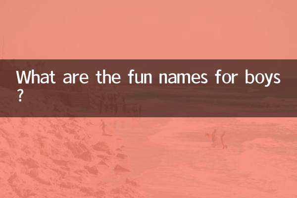 ¿Cuáles son los nombres divertidos para niños?
