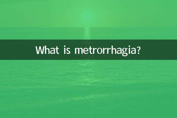 O que é metrorragia?
