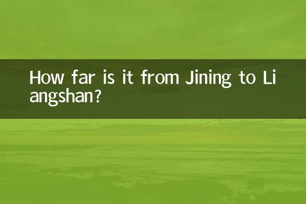فاصله جینینگ تا لیانگشان چقدر است؟