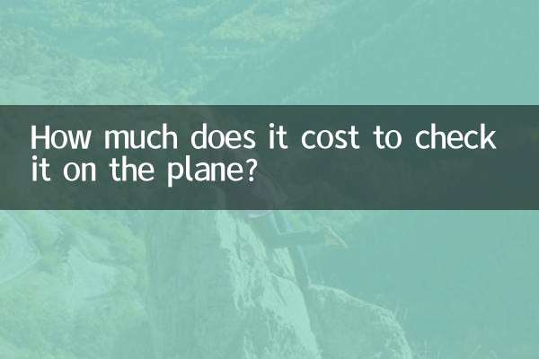 ¿Cuánto cuesta comprobarlo en el avión?