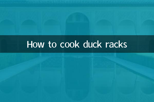 Como cozinhar prateleiras de pato