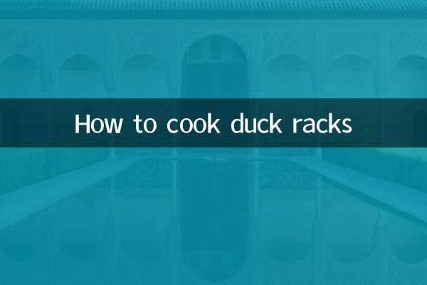 How to cook duck racks
