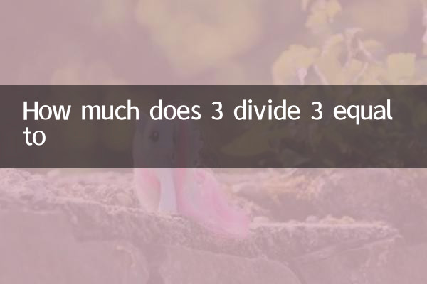 Quanto 3 divide 3 igual a