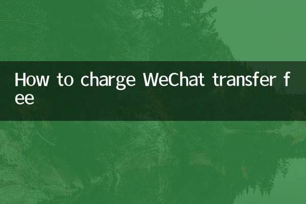 Como cobrar taxa de transferência WeChat