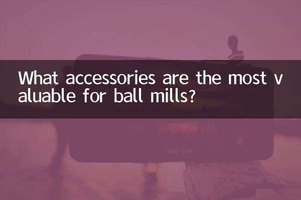 ¿Qué accesorios son los más valiosos para los molinos de bolas?