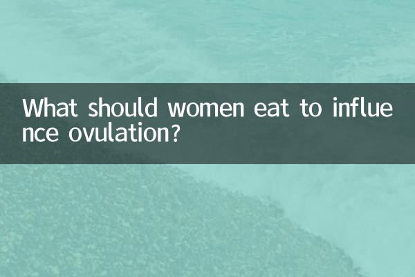 Was sollten Frauen essen, um den Eisprung zu beeinflussen?