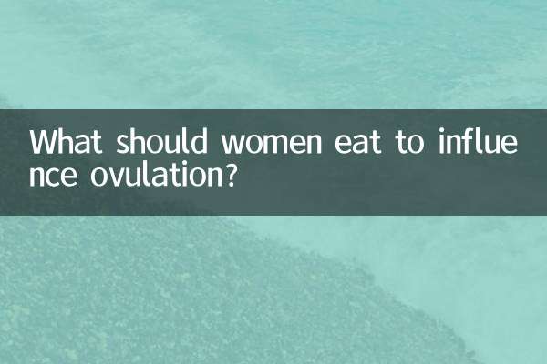 Was sollten Frauen essen, um den Eisprung zu beeinflussen?