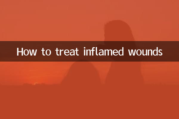 염증이 생긴 상처를 치료하는 방법