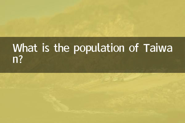তাইওয়ানের জনসংখ্যা কত?