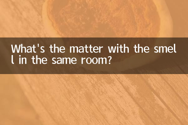 Was ist mit dem Geruch im selben Raum los?