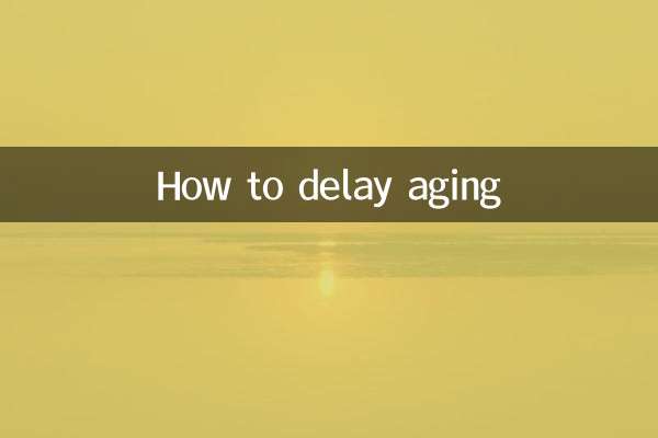 Come ritardare l'invecchiamento