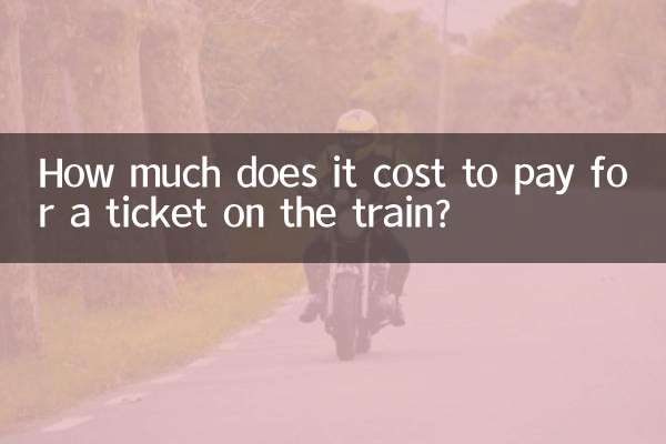 Quanto costa pagare il biglietto del treno?