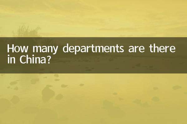 Quanti dipartimenti ci sono in Cina?