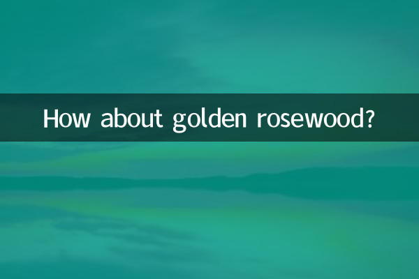 چوب رز طلایی چطور؟