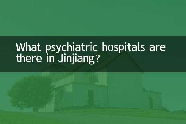 What psychiatric hospitals are there in Jinjiang?