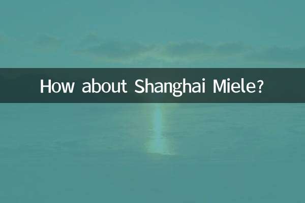 How about Shanghai Miele?