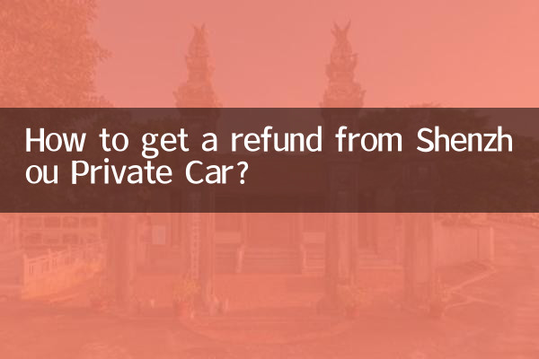কিভাবে Shenzhou প্রাইভেট কার থেকে একটি ফেরত পেতে?
